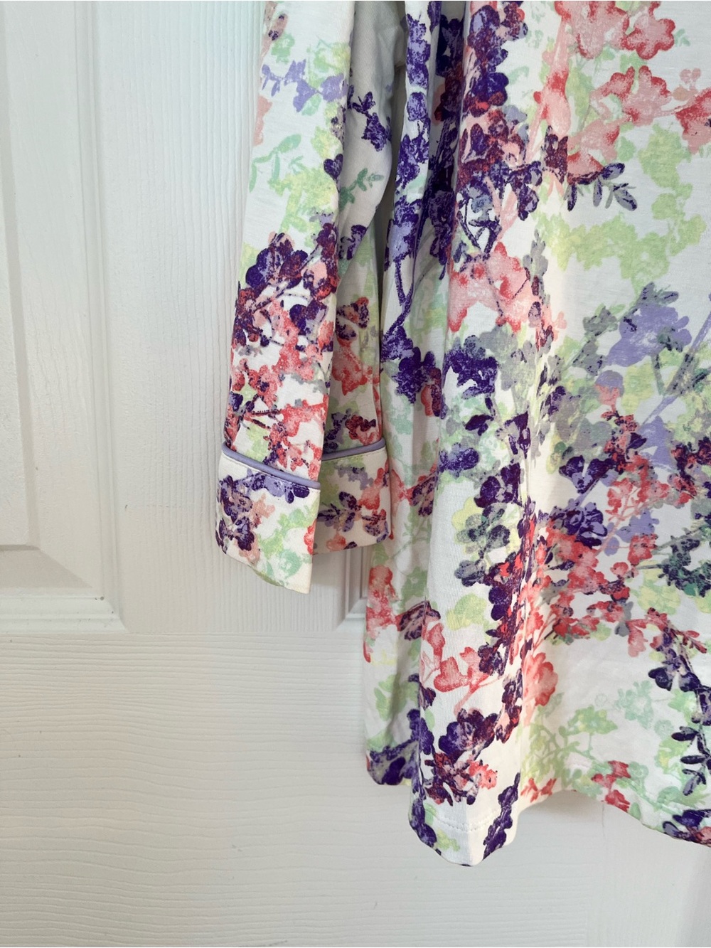 Soma EMB Cool Nights Pajama Set in Dreamland Floral Sz M NWT ⭐️ - Picture 7 of 9